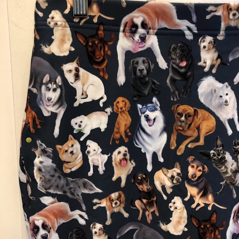 Blackmilk Black Dog Pattern Clothing & Accessories